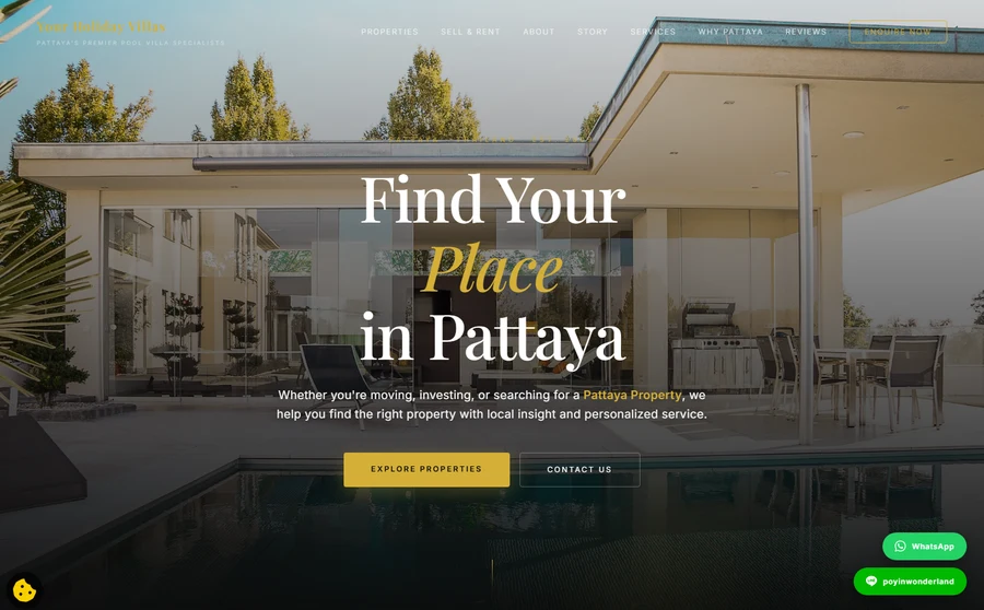 PridaProperty website — property management platform