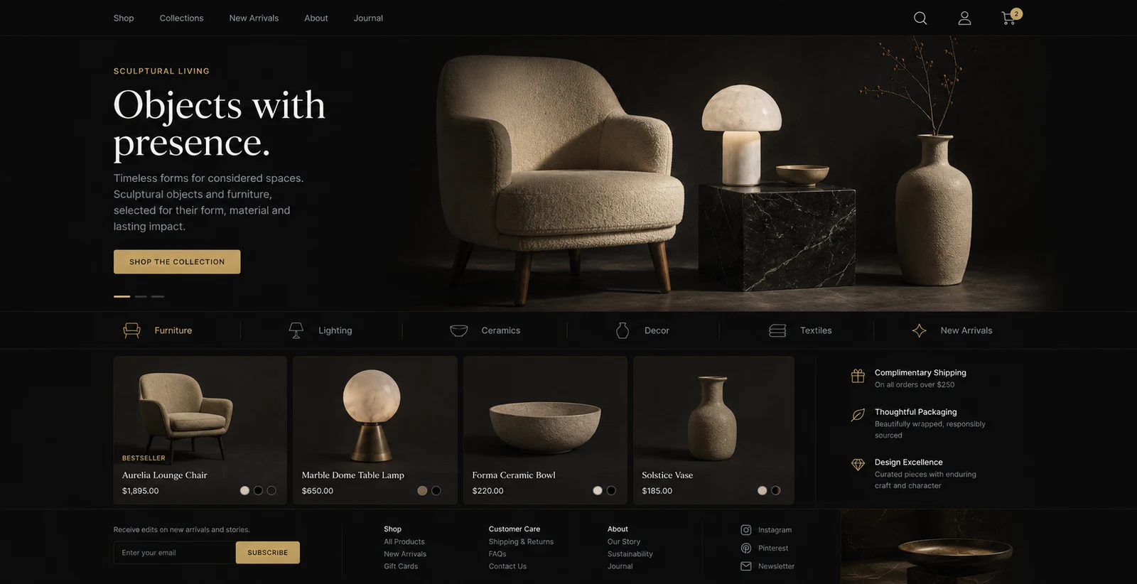 E-commerce website example